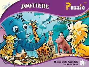 Puzzle 48 extra grosse Teile Zootiere