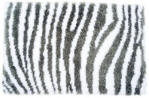 Knüpfteppich Knüpfwandbehang Acryl zum selber Knüpfen Zebra Look