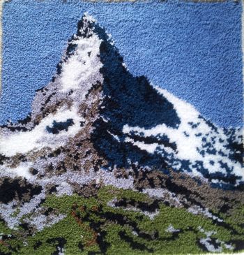 Knüpfteppich und Knüpfwandbehänge zum selber Knüpfen Matterhorn