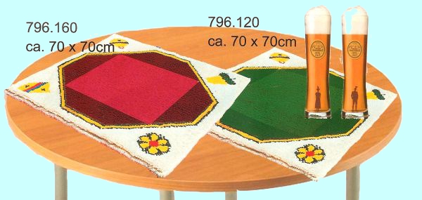 Jassteppich knüpfen aus Schurwolle und deutsche Kartensymbolen